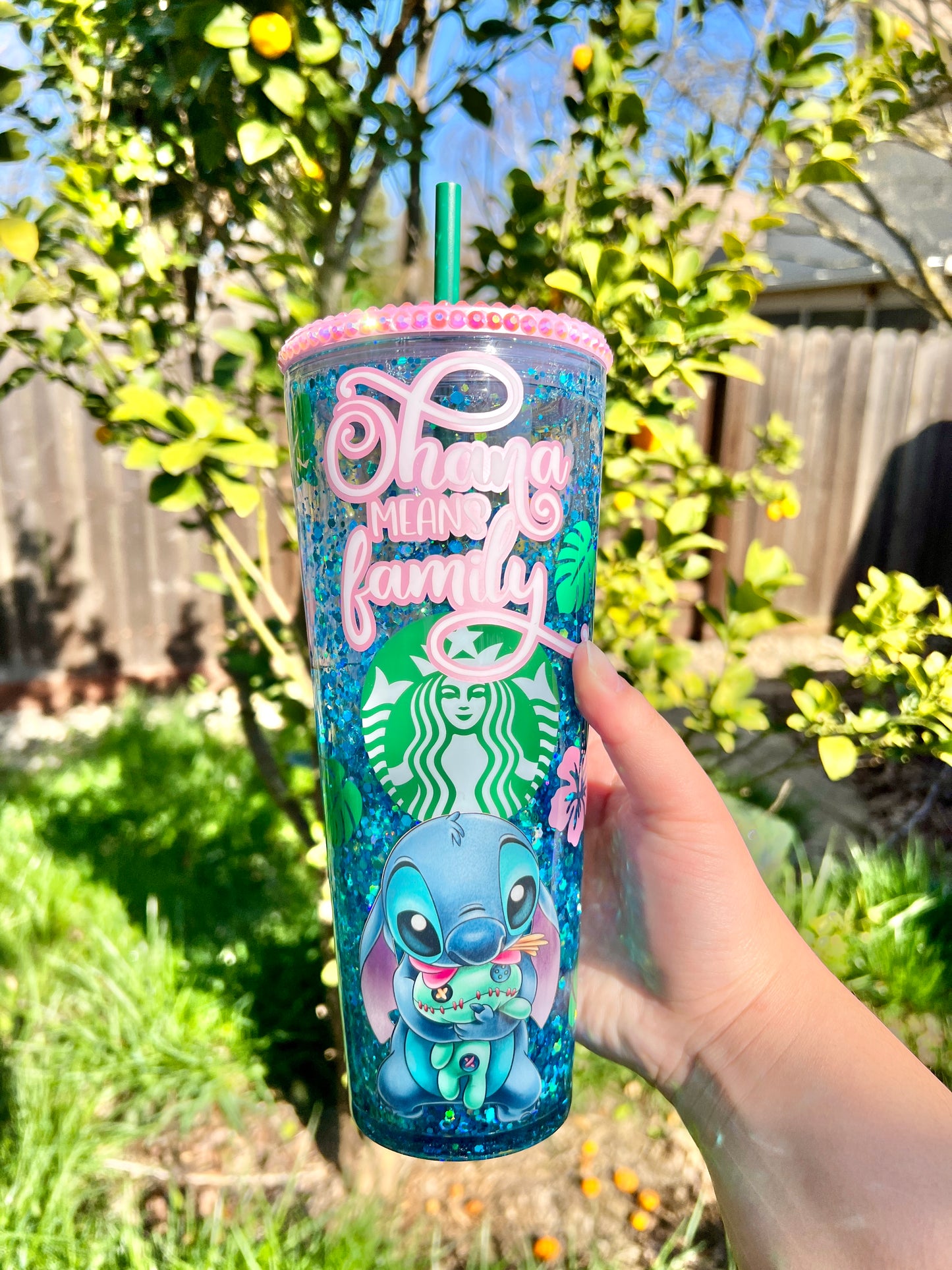 Lilo & Stitch Snowglobe Tumbler