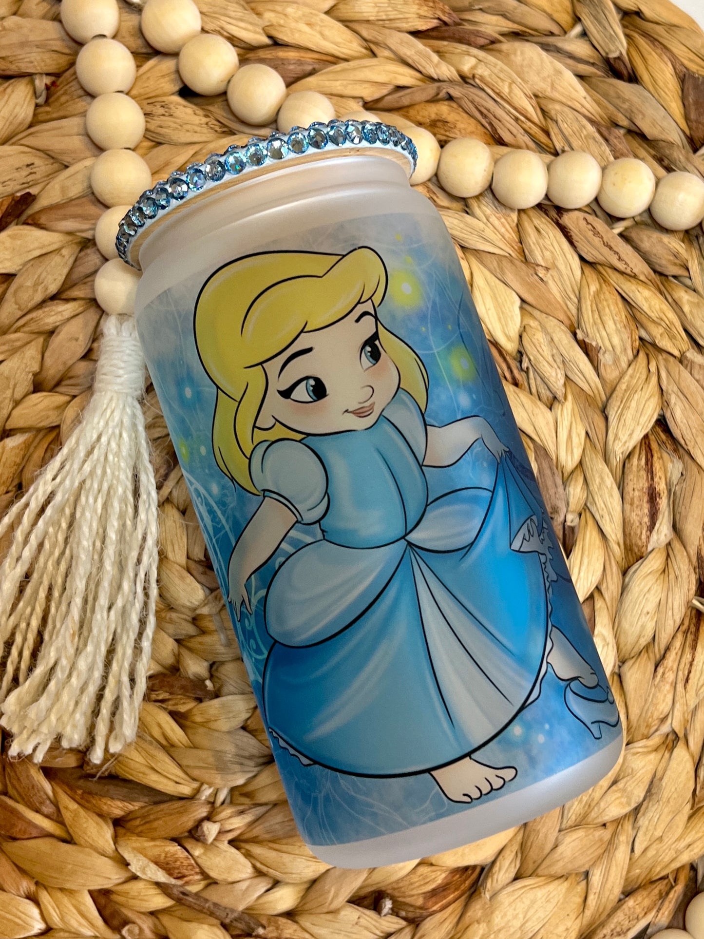 Cinderella Glass Can