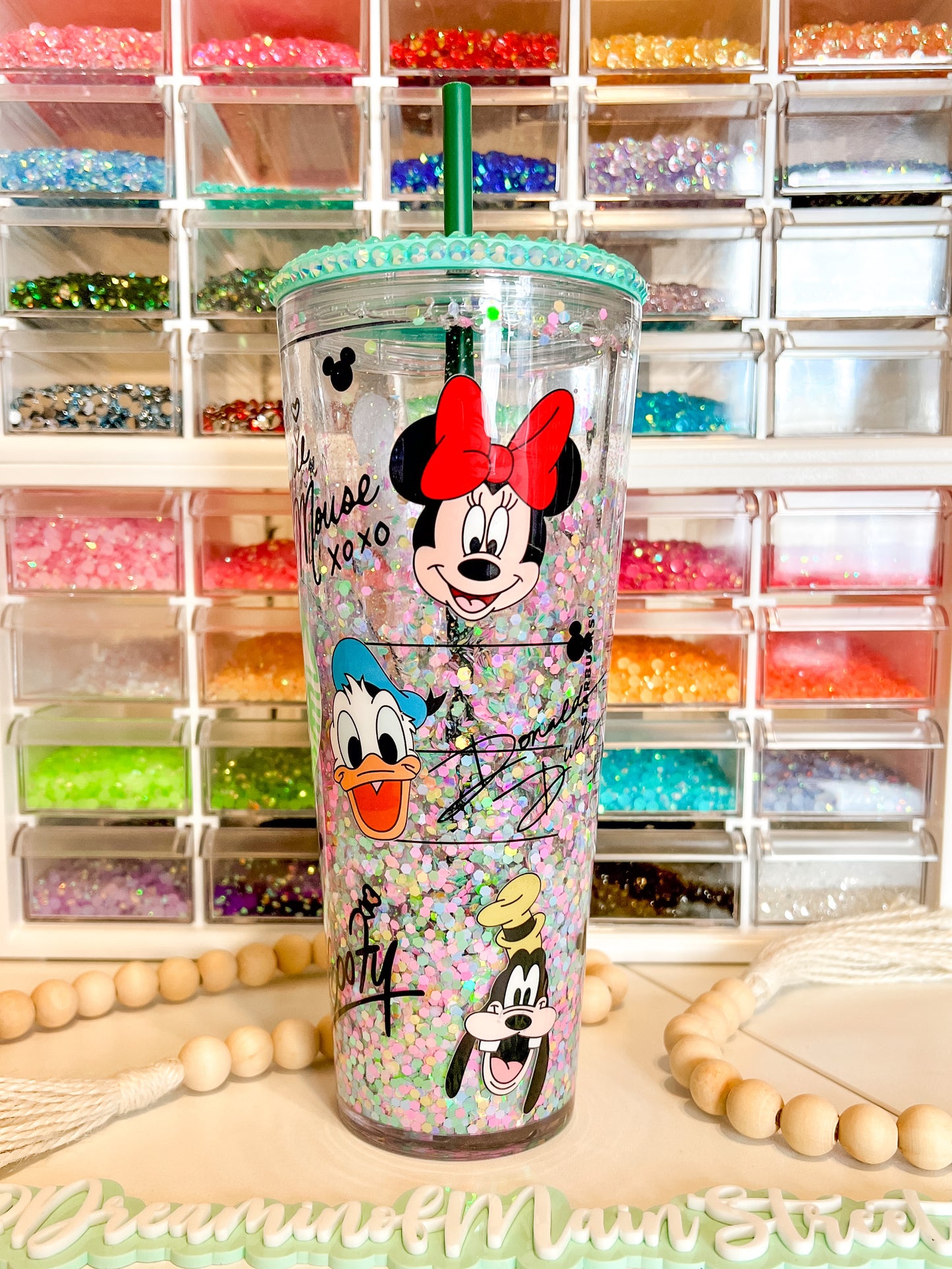 Sensational Six Autograph Snowglobe Tumbler